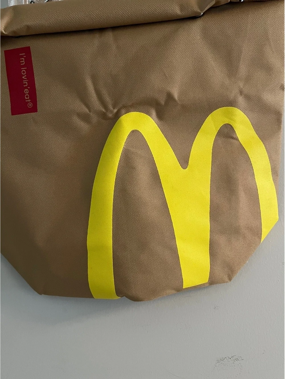 New McDonald’s Tan and yellow unisex canvas Backpack